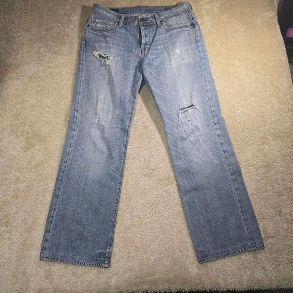Evans relaxed button fly 606. #denim